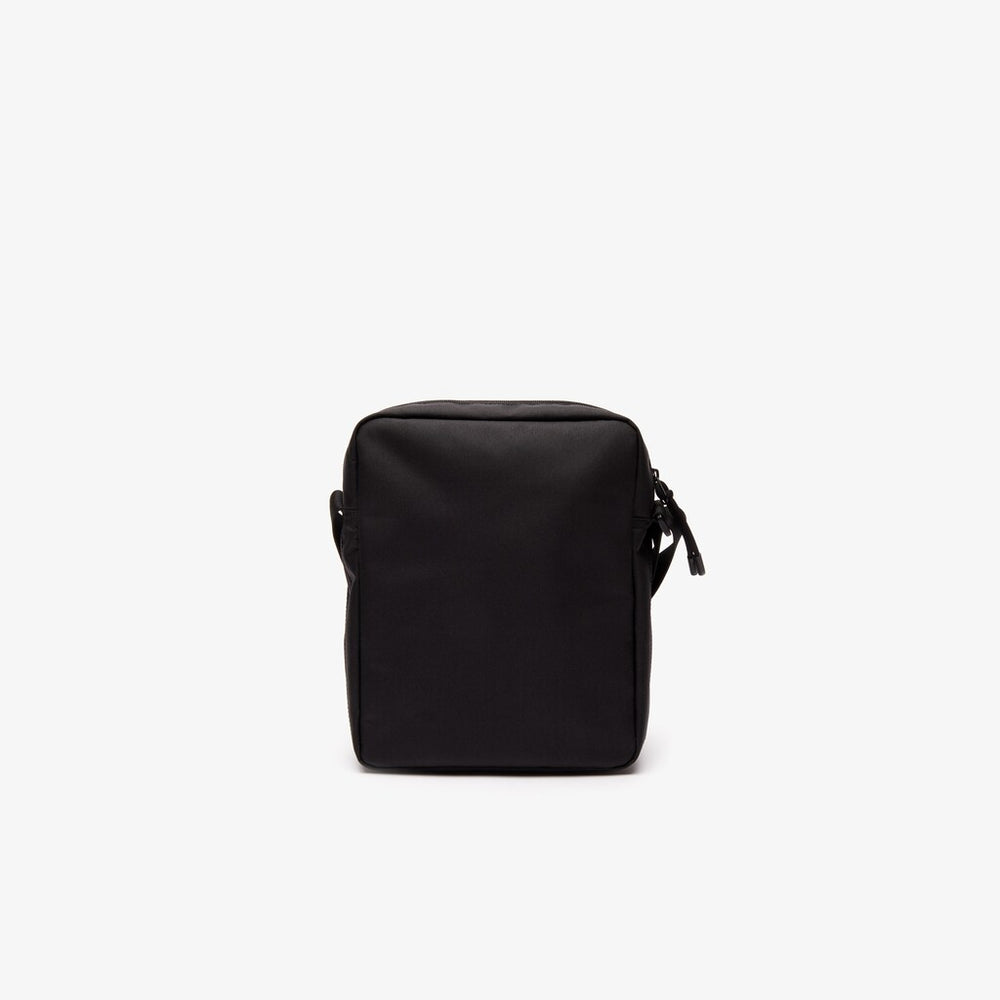 Mens Neocroc Vertical Zip Bag | Lacoste Black • 991