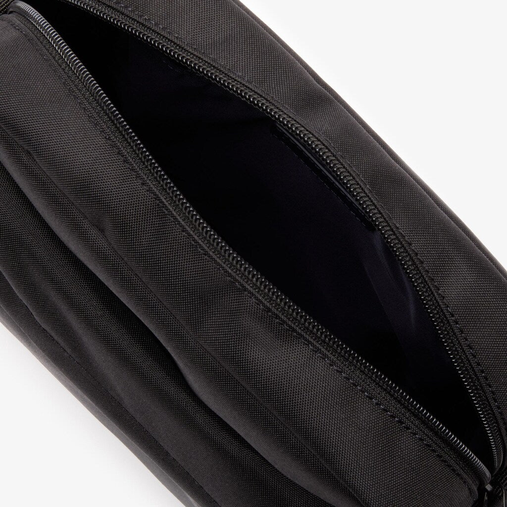 Mens Neocroc Vertical Zip Bag | Lacoste Black • 991