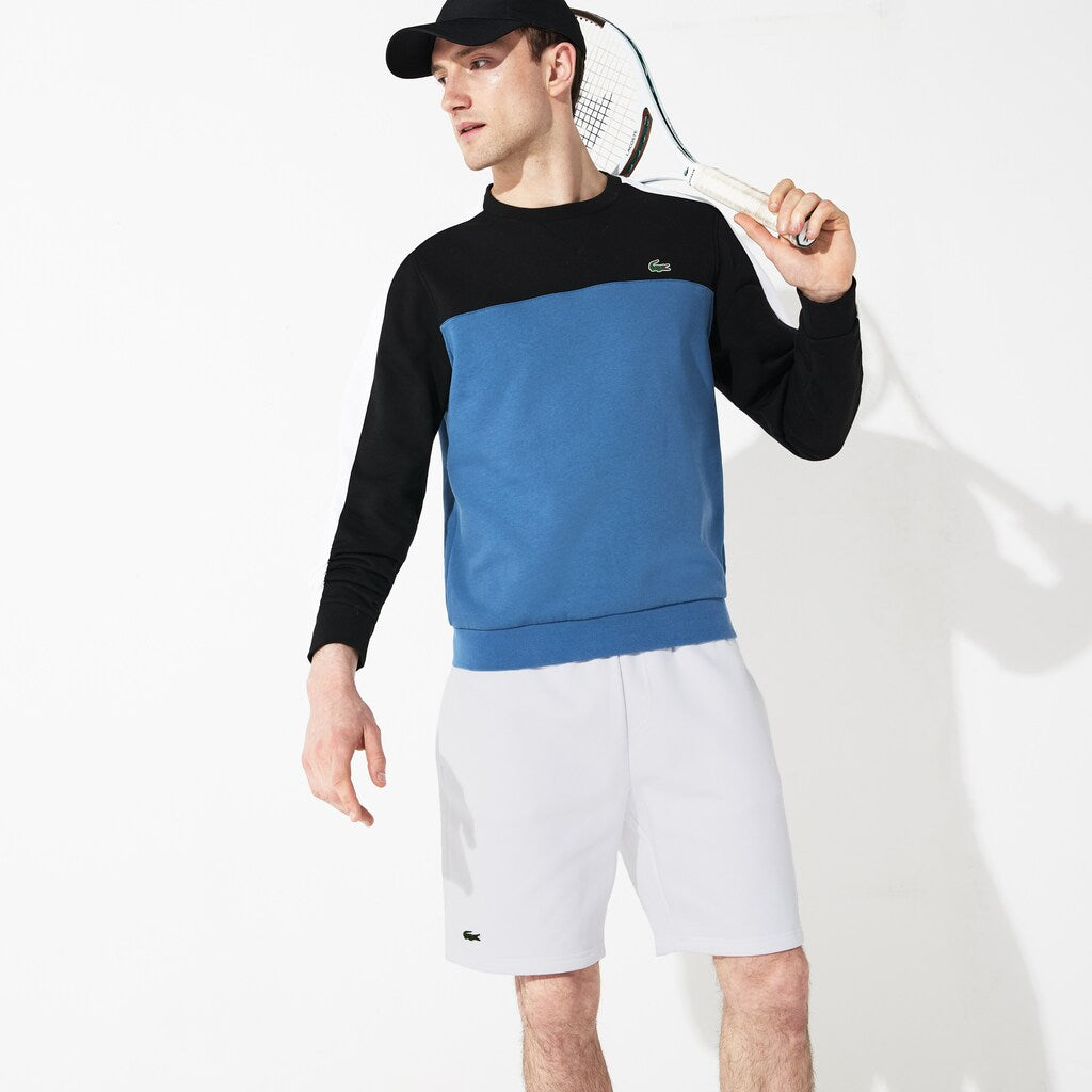 Mens   SPORT Tennis Fleece Shorts | Lacoste White • 001