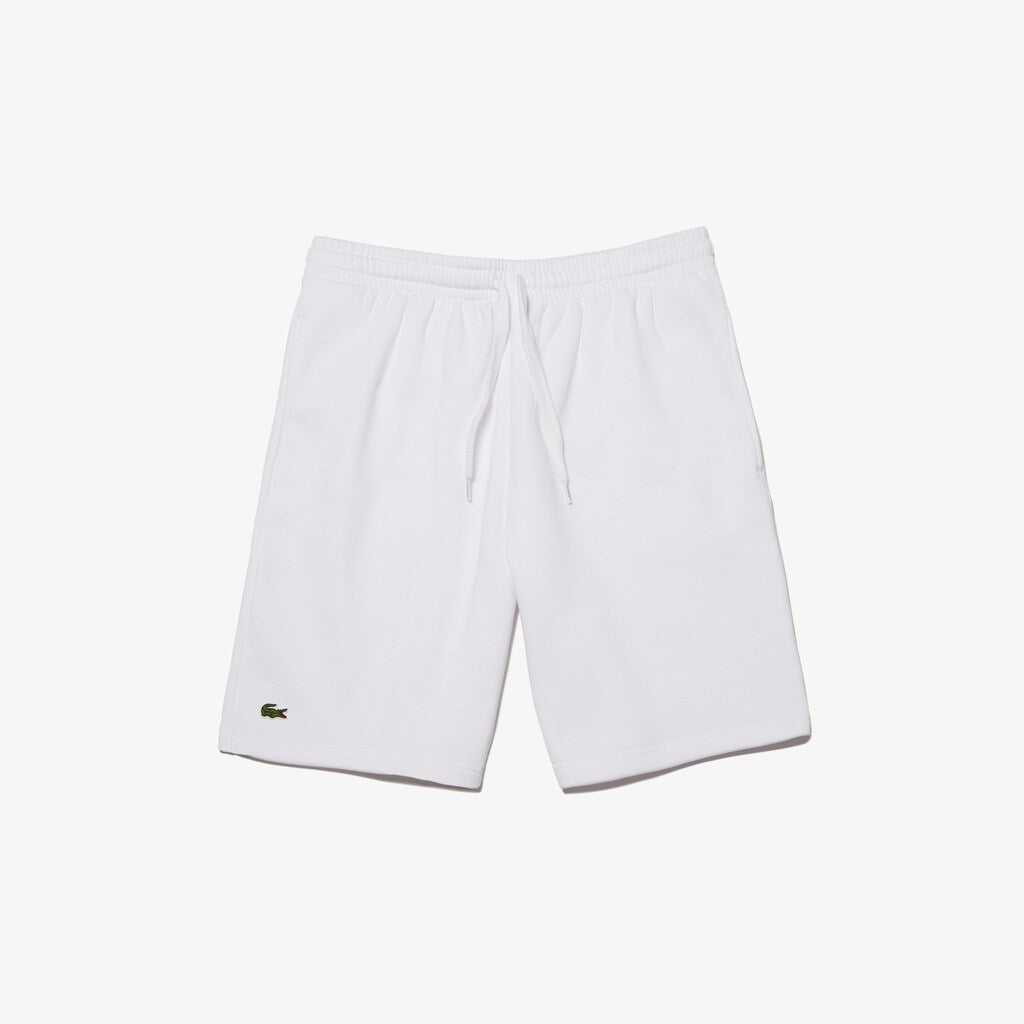 Mens   SPORT Tennis Fleece Shorts | Lacoste White • 001