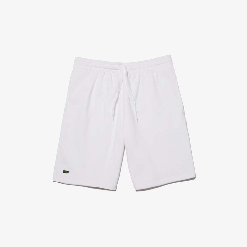 Mens   SPORT Tennis Fleece Shorts | Lacoste White • 001