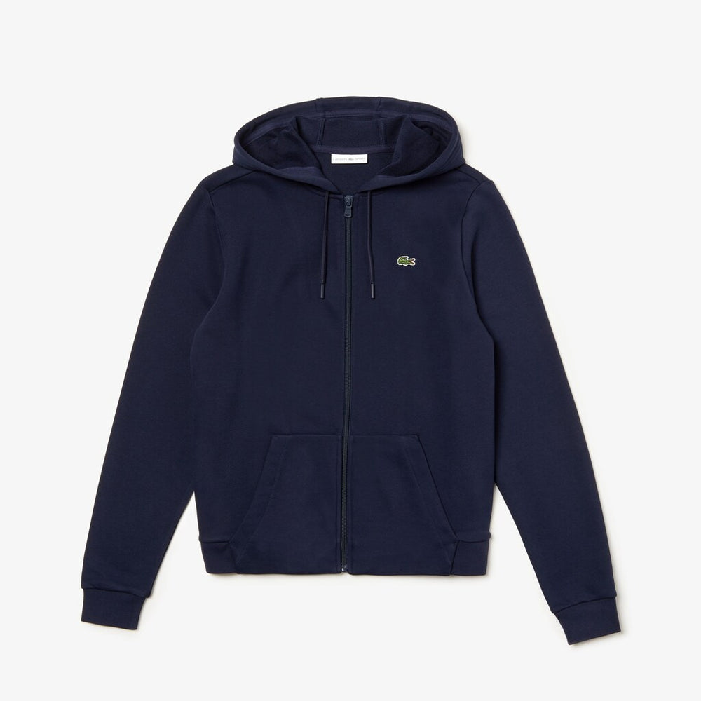 Womens Wo  SPORT Full-Zip Fleece Hoodie | Lacoste Navy Blue • 423