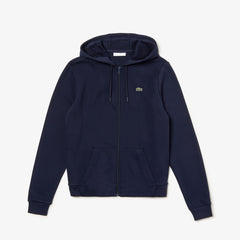 Womens Wo  SPORT Full-Zip Fleece Hoodie | Lacoste Navy Blue • 423
