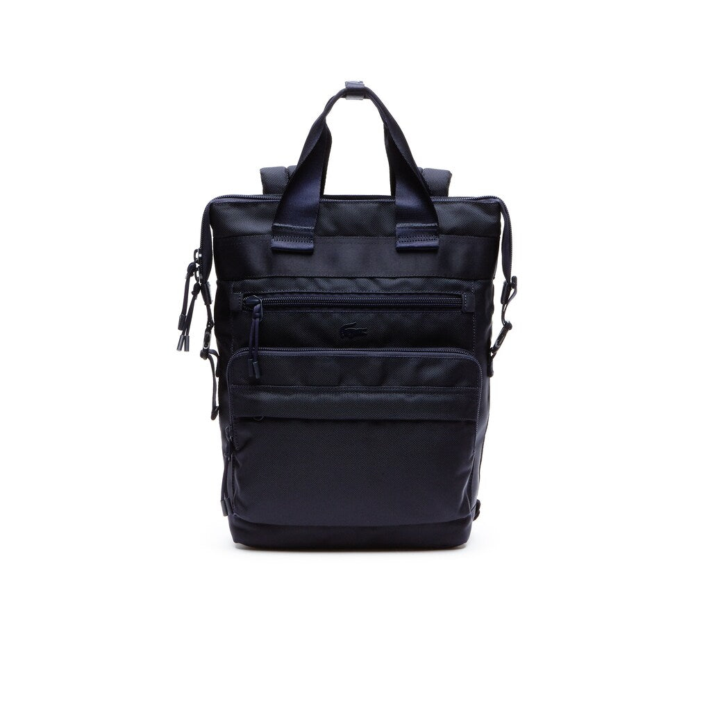 Mens   Techni-City Lightweight Nylon Backpack Tote | Lacoste Peacoat • 021