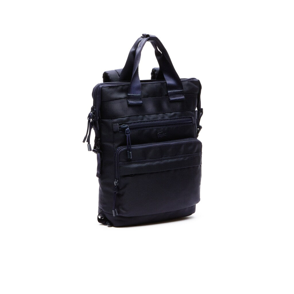 Mens   Techni-City Lightweight Nylon Backpack Tote | Lacoste Peacoat • 021