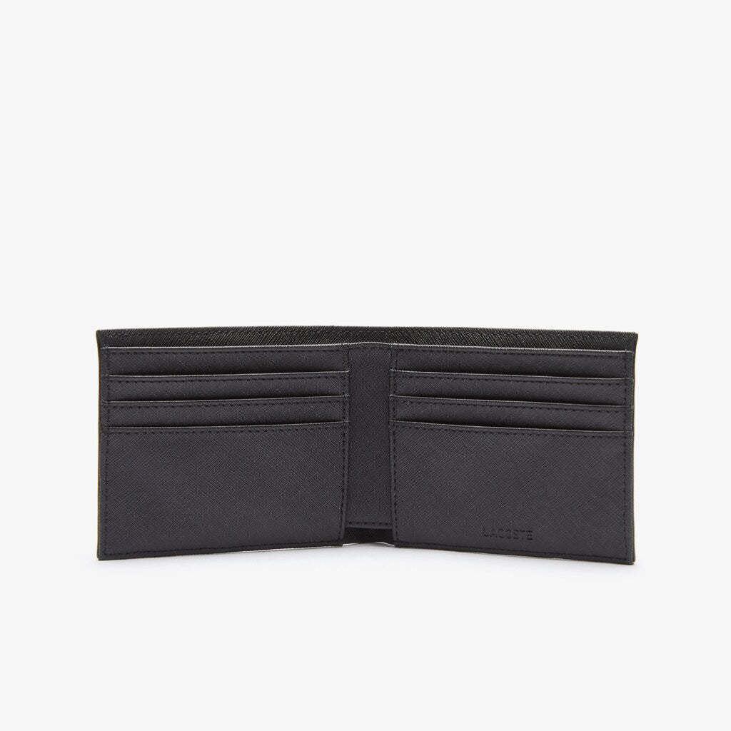 Mens   Classic Petit Piqué Six Card Wallet | Lacoste Black • 000