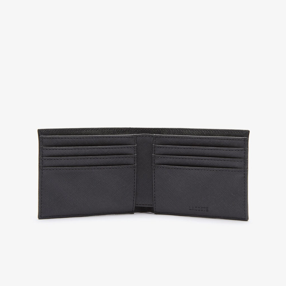 Mens   Classic Petit Piqué Six Card Wallet | Lacoste Black • 000