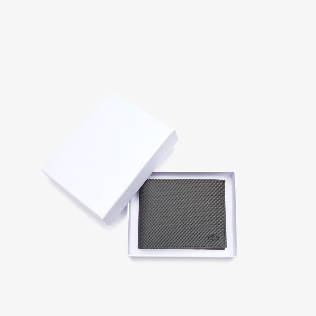 Mens   Classic Petit Piqué Six Card Wallet | Lacoste Black • 000