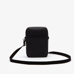 Mens   Classic Vertical Zip Bag | Lacoste Black • 000