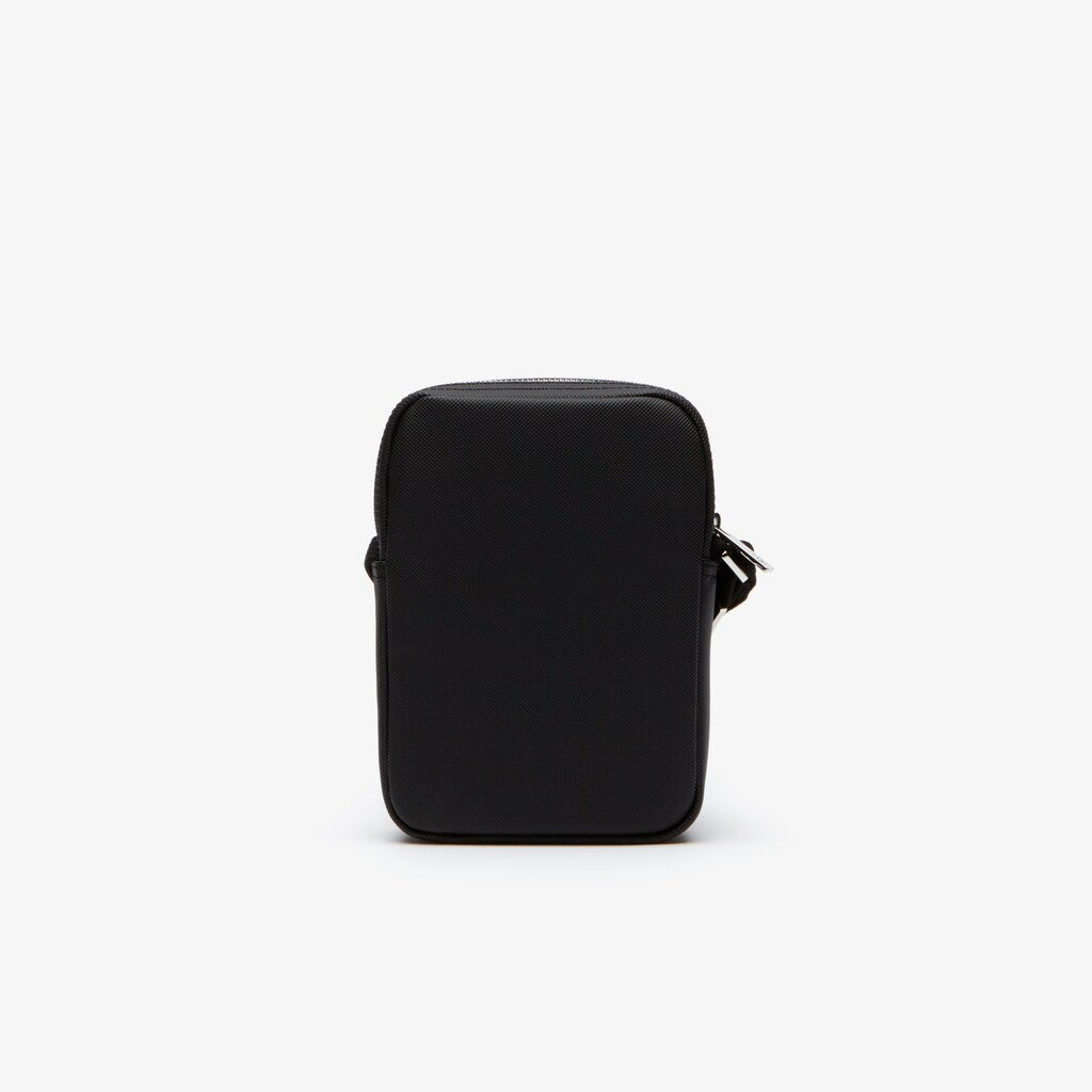 Mens   Classic Vertical Zip Bag | Lacoste Black • 000