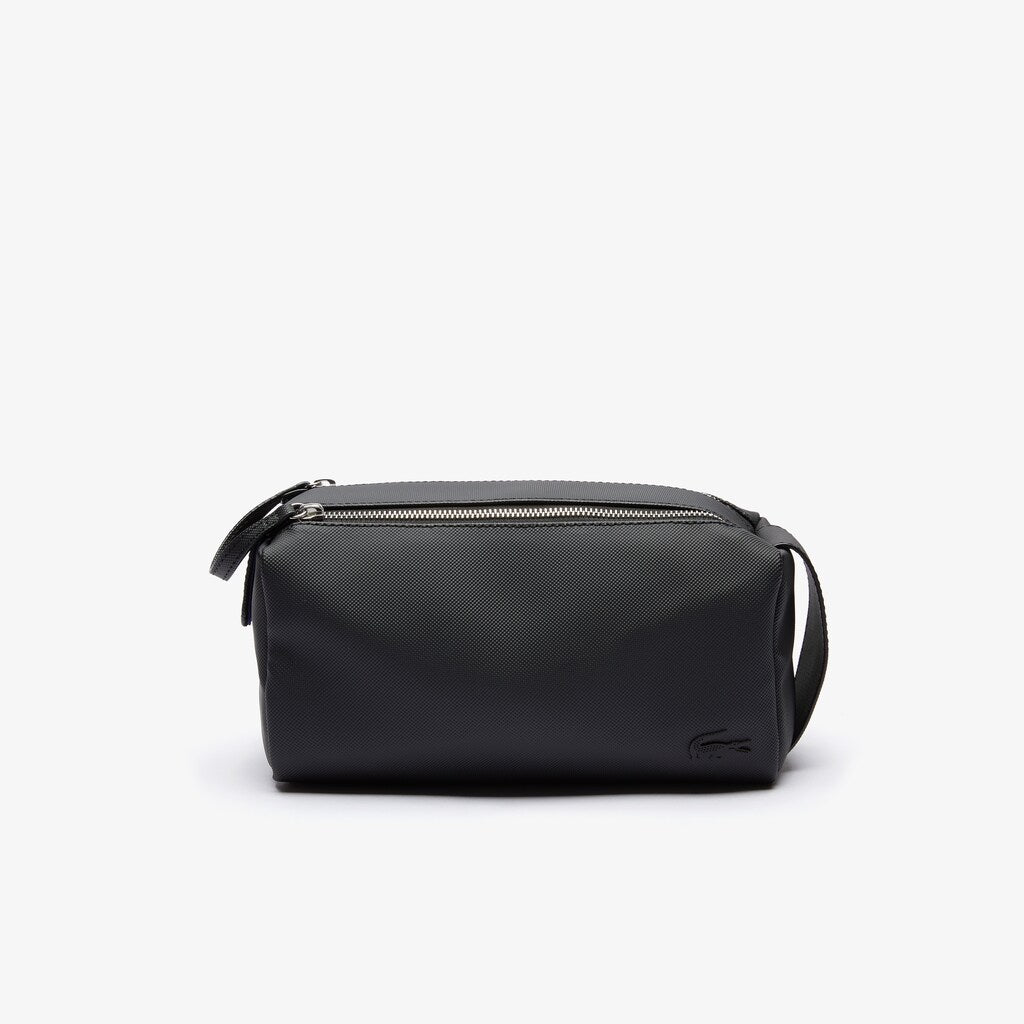 Mens   Classic Petit Piqué Toiletry Bag | Lacoste Black • 000
