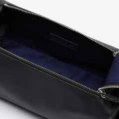 Mens   Classic Petit Piqué Toiletry Bag | Lacoste Black • 000