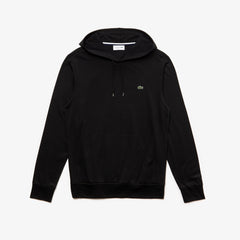 Mens   Regular Fit Hooded Jersey T-shirt | Lacoste Black • 031