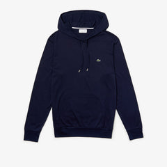 Mens   Regular Fit Hooded Jersey T-shirt | Lacoste Navy Blue • 166