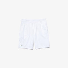 Mens   SPORT Tennis Stretch Shorts | Lacoste White • 001