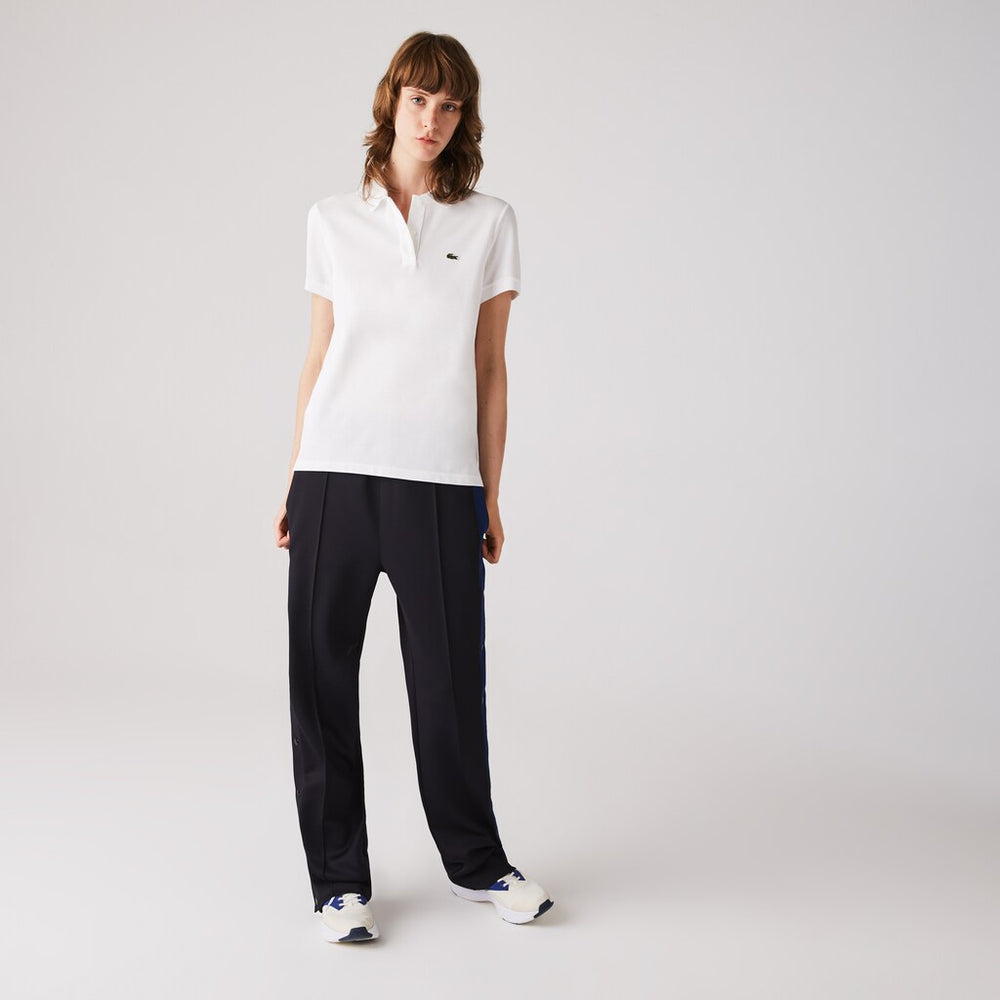 Womens Wo  Classic Fit Soft Cotton Petit Piqué Polo Shirt | Lacoste White • 001
