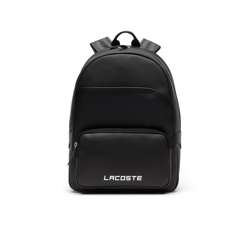 Mens   Petit Piqué Backpack | Lacoste Black • 000