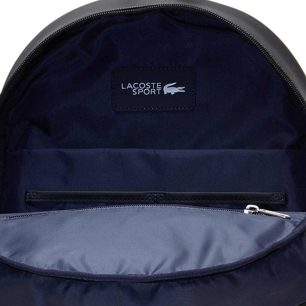Mens   Petit Piqué Backpack | Lacoste Black • 000