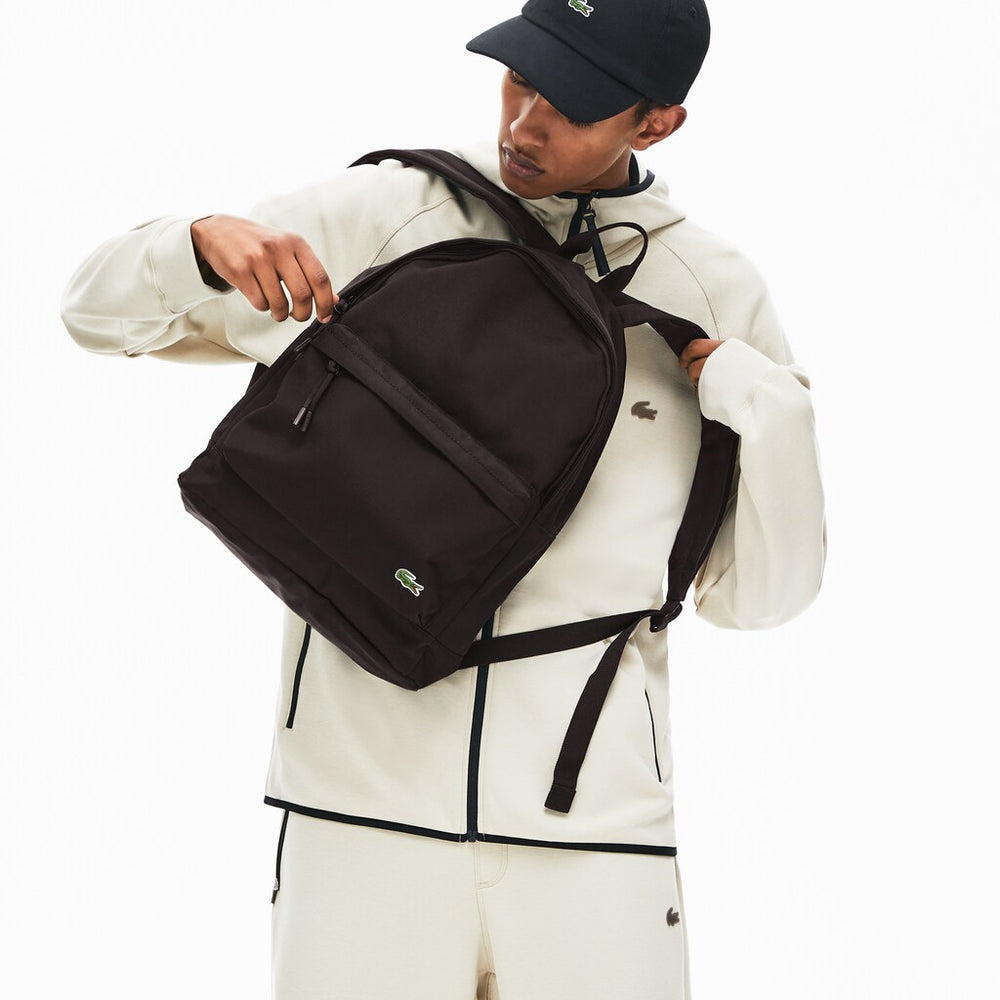 Mens Neocroc Classic Solid Backpack | Lacoste Black • 991