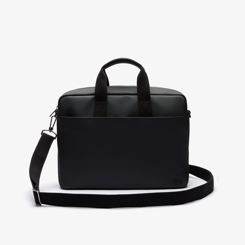 Mens   Classic Computer Bag | Lacoste Black • 000