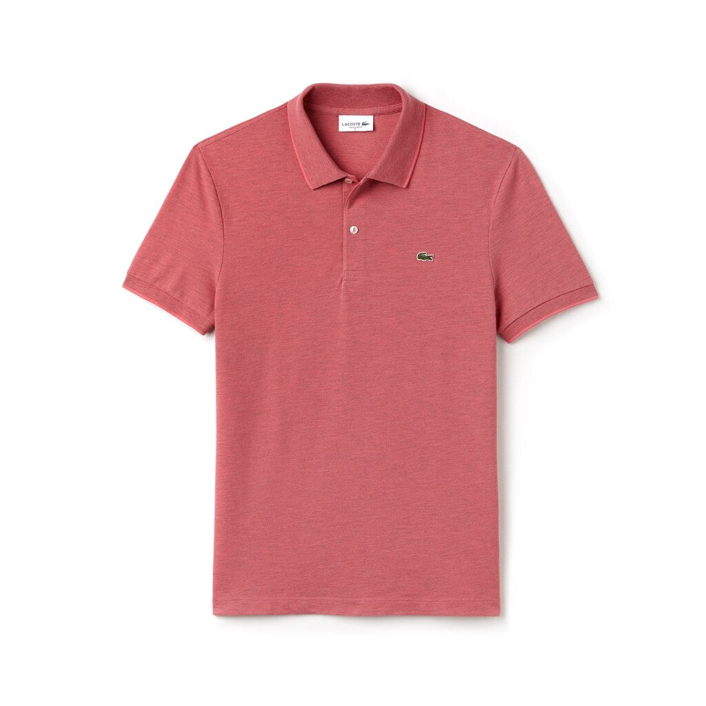 Mens   Regular Fit Flamme Piqué Polo | Lacoste Pink • Pqu
