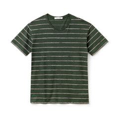 Womens Wo  Cotton And Linen T-Shirt | Lacoste Green • 132