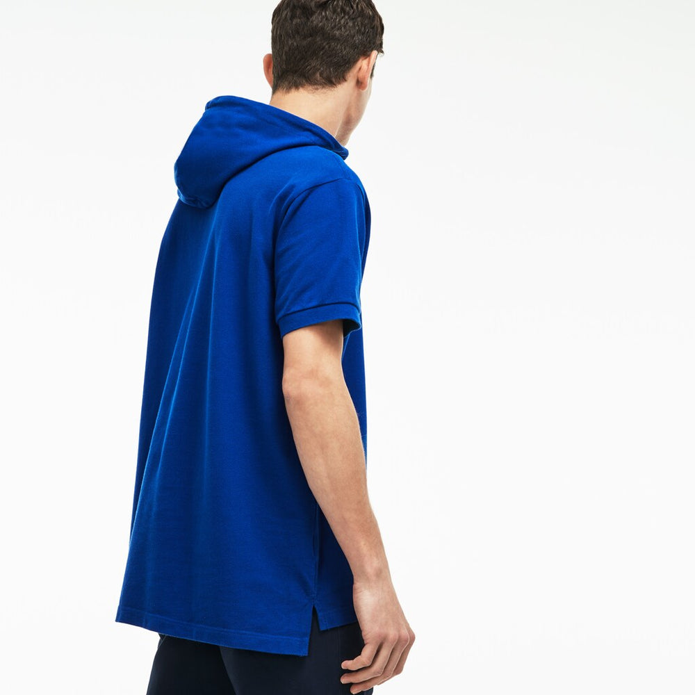 Mens   Relaxed Fit Faded Petit Piqué Polo | Lacoste Blue • Z7Z