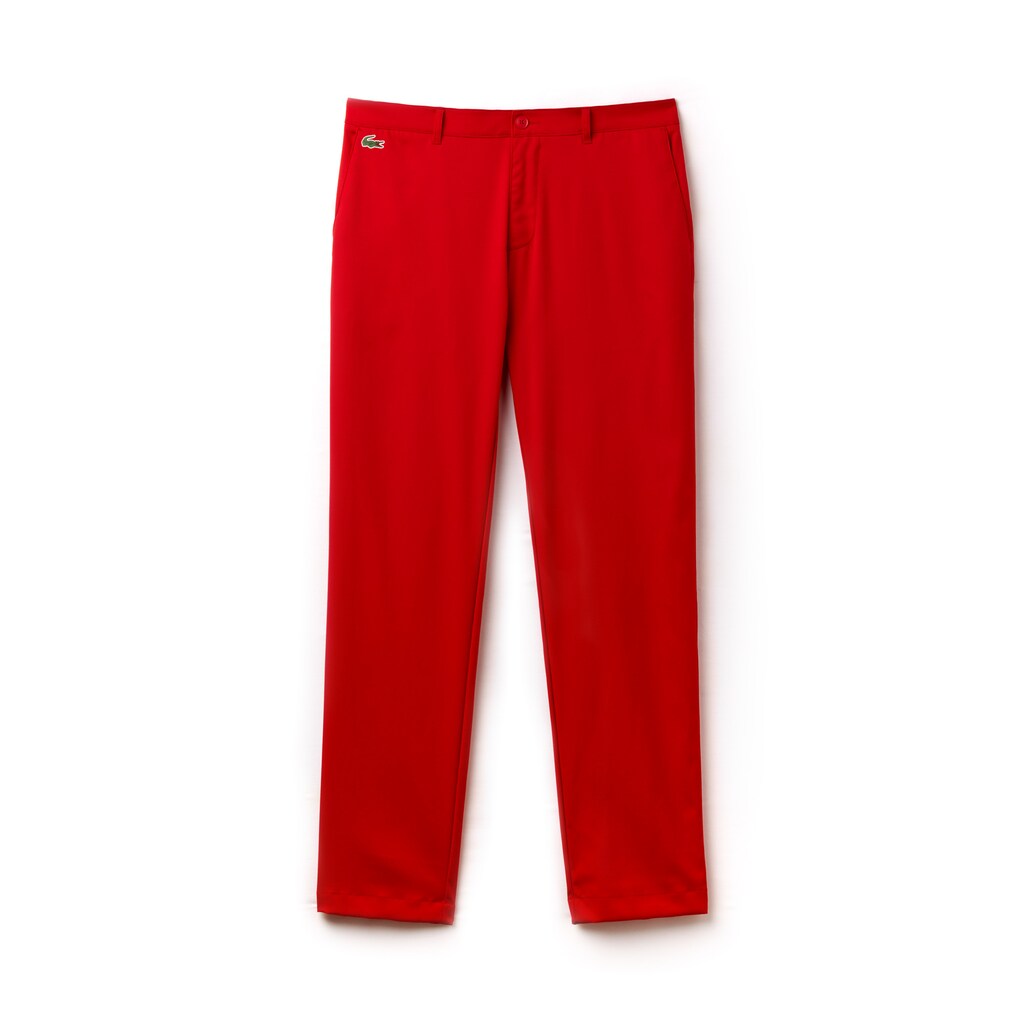 Mens   SPORT Technical Golf Pants | Lacoste Red • Prl