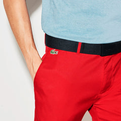 Mens   SPORT Technical Golf Pants | Lacoste Red • Prl