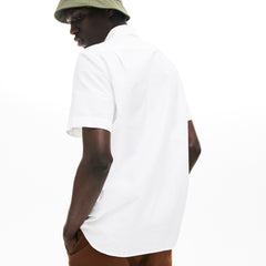 Mens   Regular Fit Oxford Cotton Shirt | Lacoste White • 001
