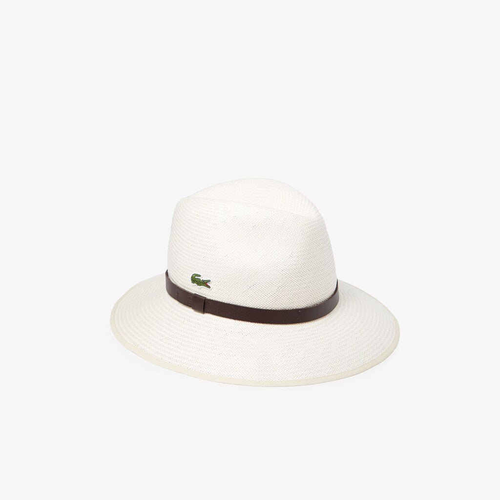 Mens Unisex SPORT Miami Open Woven Tennis Hat With Cord | Lacoste Beige • 8Lx