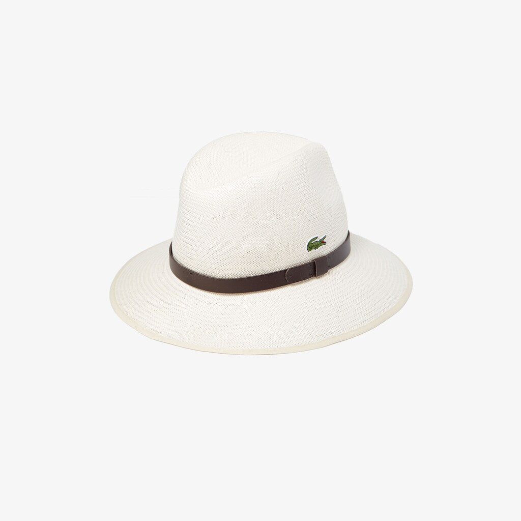 Mens Unisex SPORT Miami Open Woven Tennis Hat With Cord | Lacoste Beige • 8Lx
