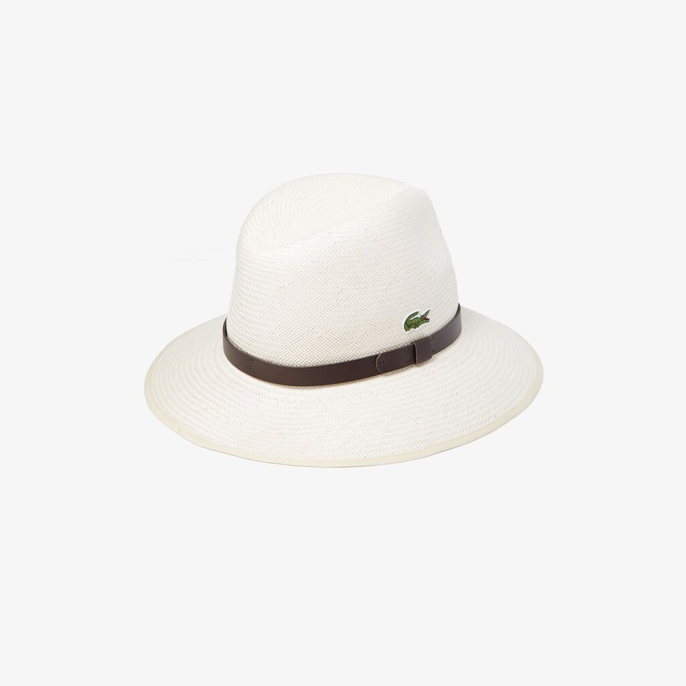 Mens Unisex SPORT Miami Open Woven Tennis Hat With Cord | Lacoste Beige • 8Lx