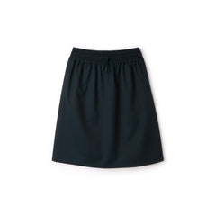 Womens Wo  Elasticized Waist Flowing Stretch Wool Knit Skirt | Lacoste Green • C7K