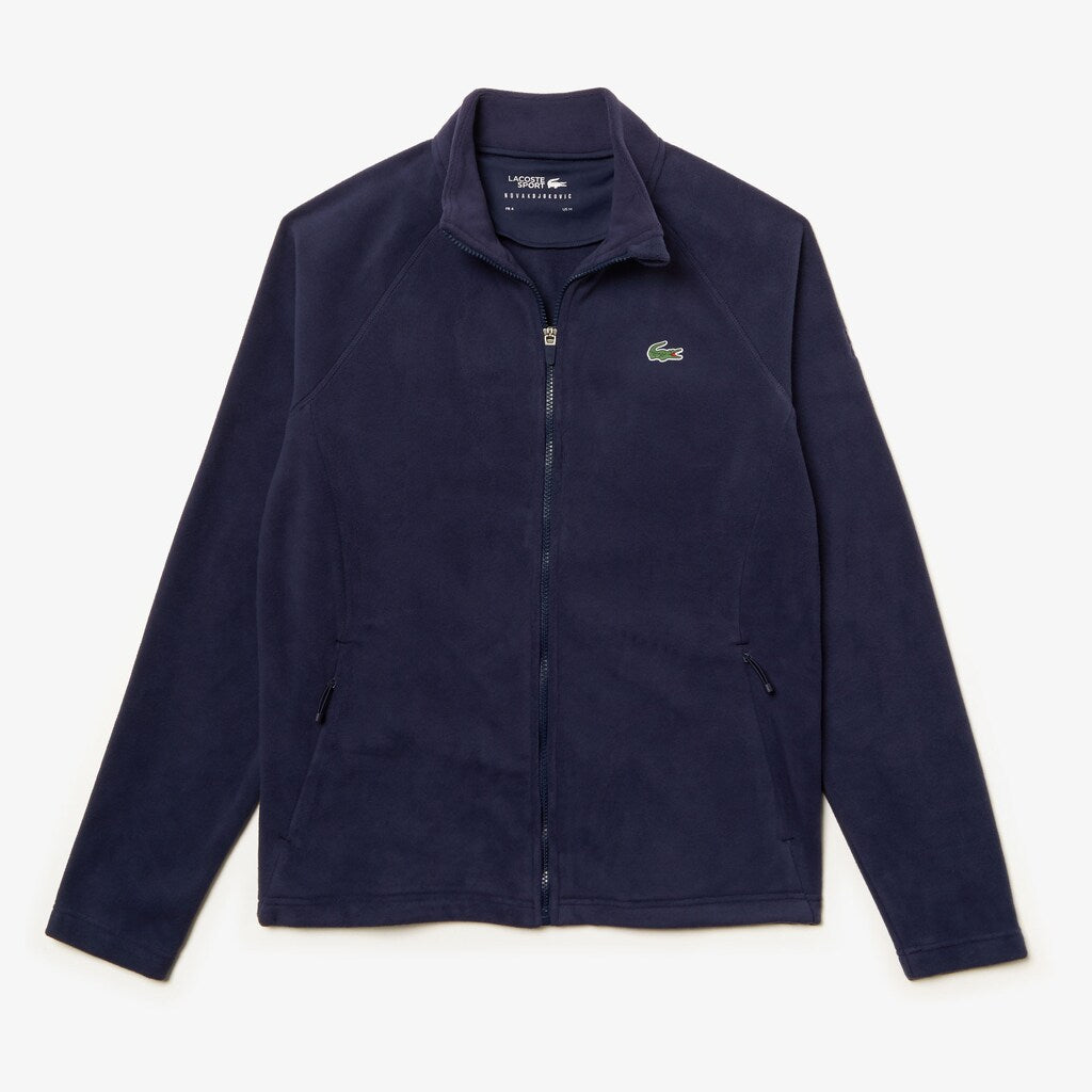 Mens   SPORT Novak Djokovic Tech Fleece Jacket | Lacoste Navy Blue • 423