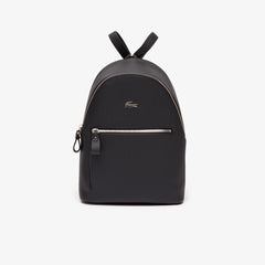 Womens Wo  Daily Classic Coated Canvas Backpack | Lacoste Black • 000