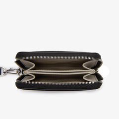 Womens Wo  Daily Classic Small Coated Canvas Wallet | Lacoste Black • 000