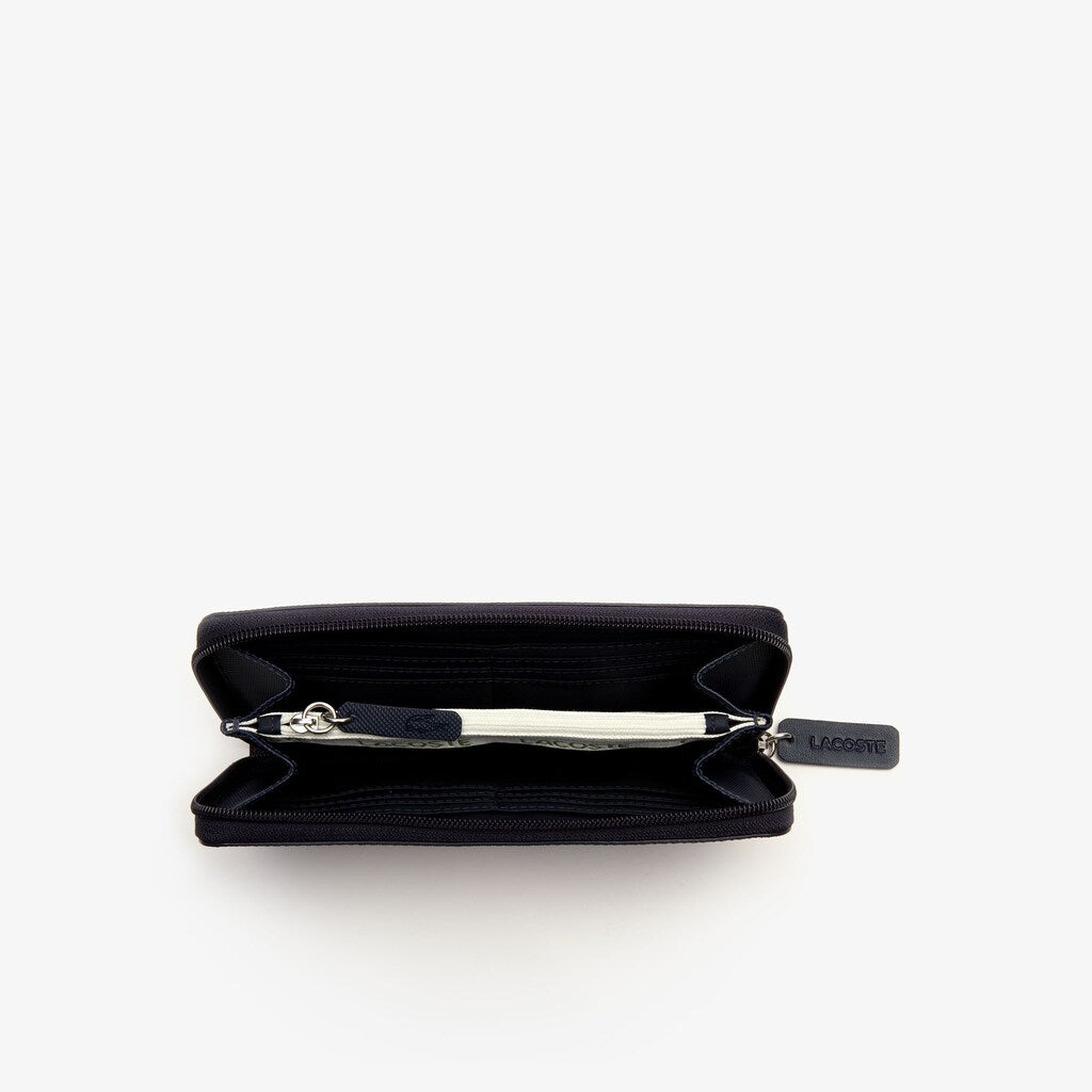 Womens Wo  L.12.12 Concept Petit Piqué 12 Card Zip Wallet | Lacoste Eclipse • 141