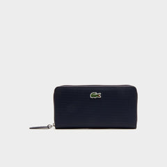 Womens Wo  L.12.12 Concept Petit Piqué 12 Card Zip Wallet | Lacoste Eclipse • 141
