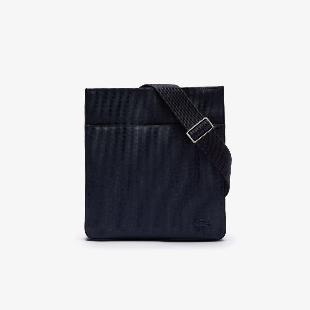 Mens   Classic Petit Piqué Flat Bag | Lacoste Peacoat • 021