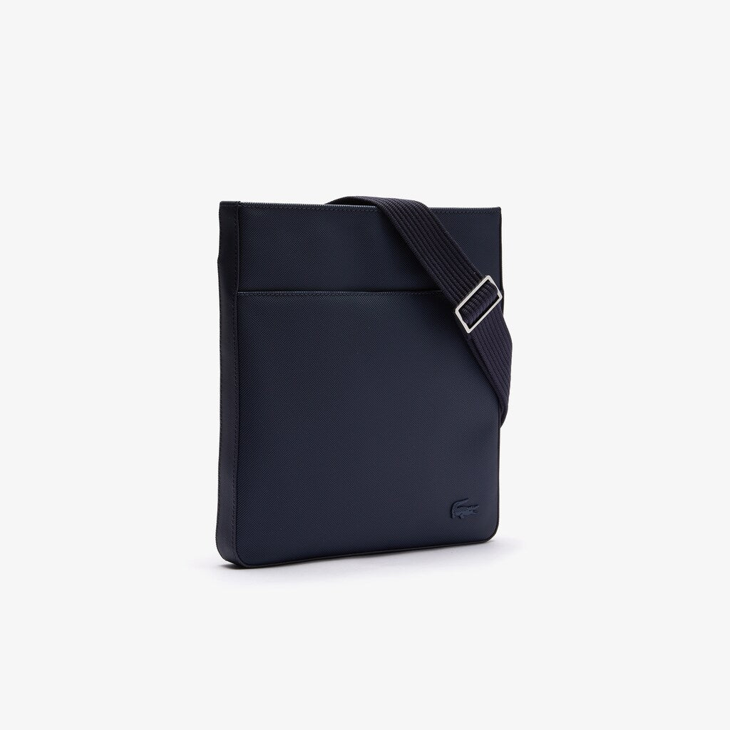 Mens   Classic Petit Piqué Flat Bag | Lacoste Peacoat • 021