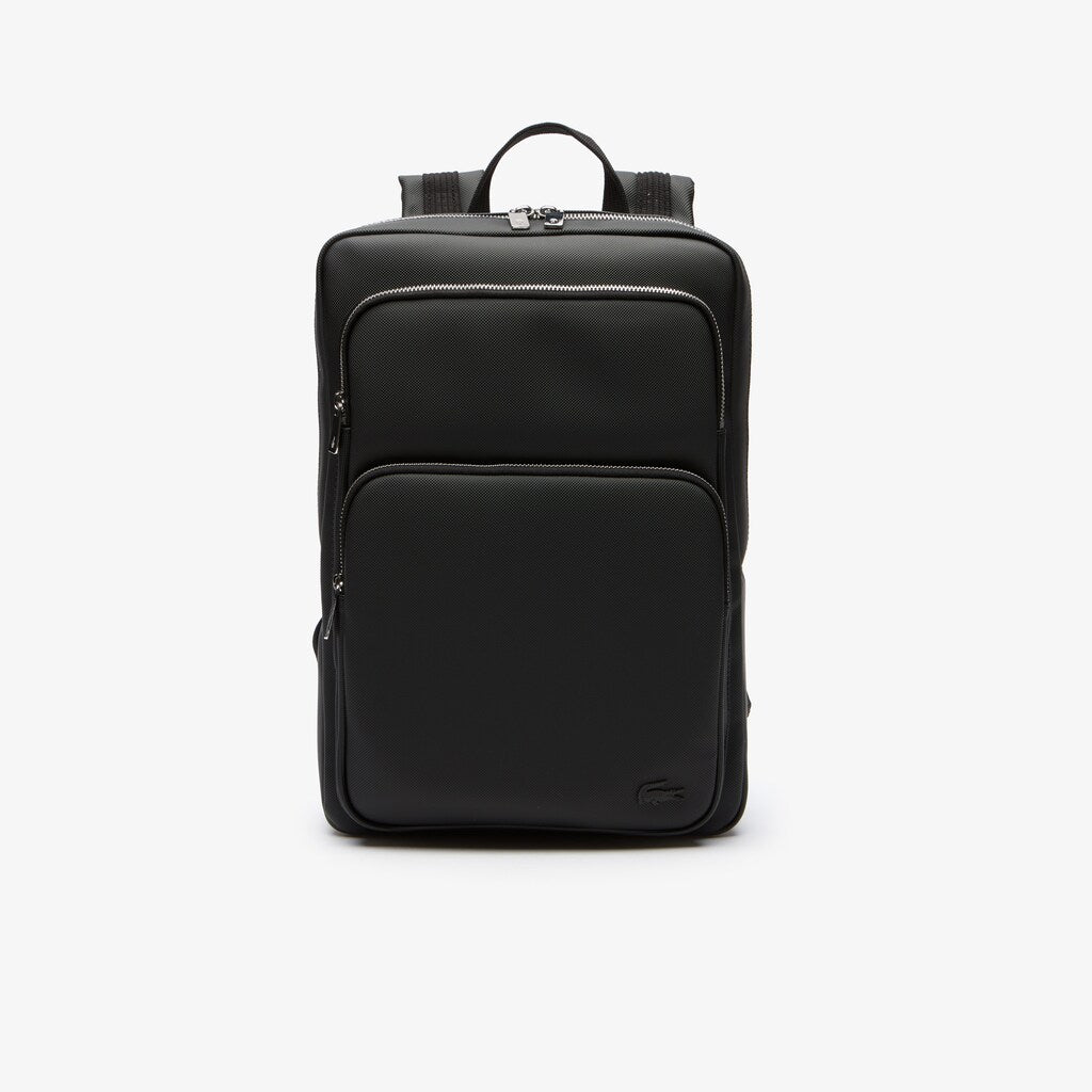 Mens   Classic Petit Piqué Backpack | Lacoste Black • 000