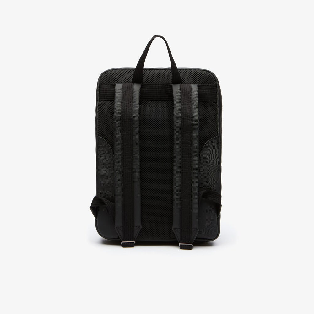Mens   Classic Petit Piqué Backpack | Lacoste Black • 000