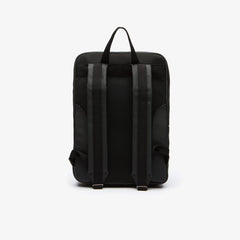 Mens   Classic Petit Piqué Backpack | Lacoste Black • 000