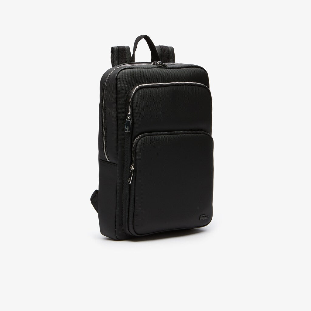 Mens   Classic Petit Piqué Backpack | Lacoste Black • 000