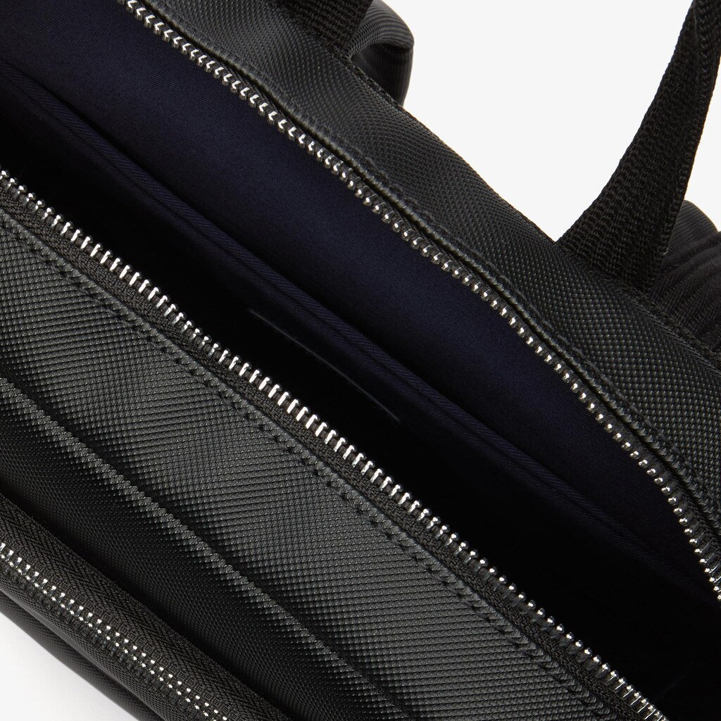 Mens   Classic Petit Piqué Backpack | Lacoste Black • 000