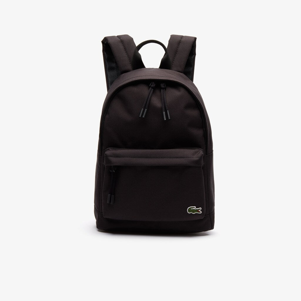Mens   Neocroc Small Canvas Backpack | Lacoste Black • 991