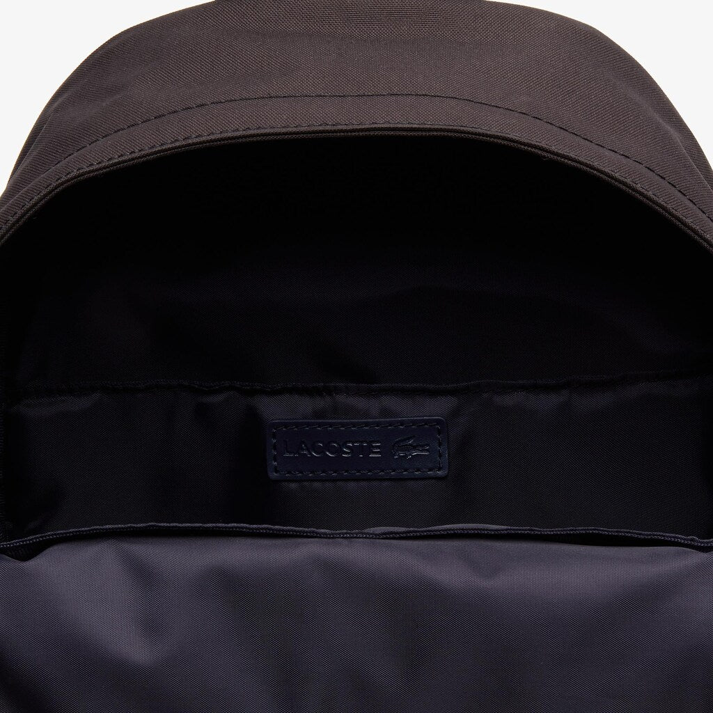 Mens   Neocroc Small Canvas Backpack | Lacoste Black • 991