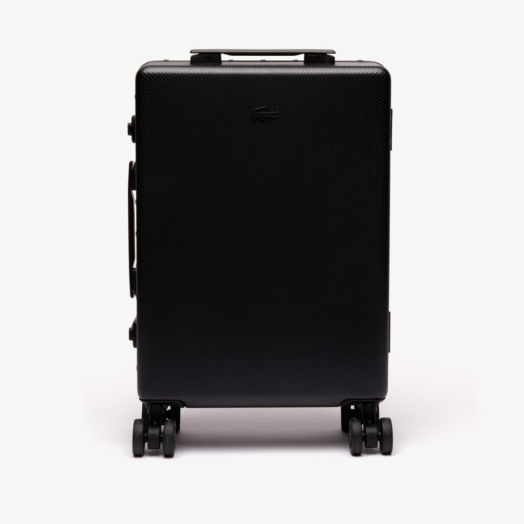 Mens   Chantaco Polycarbonate Cabin Suitcase | Lacoste Black • 000