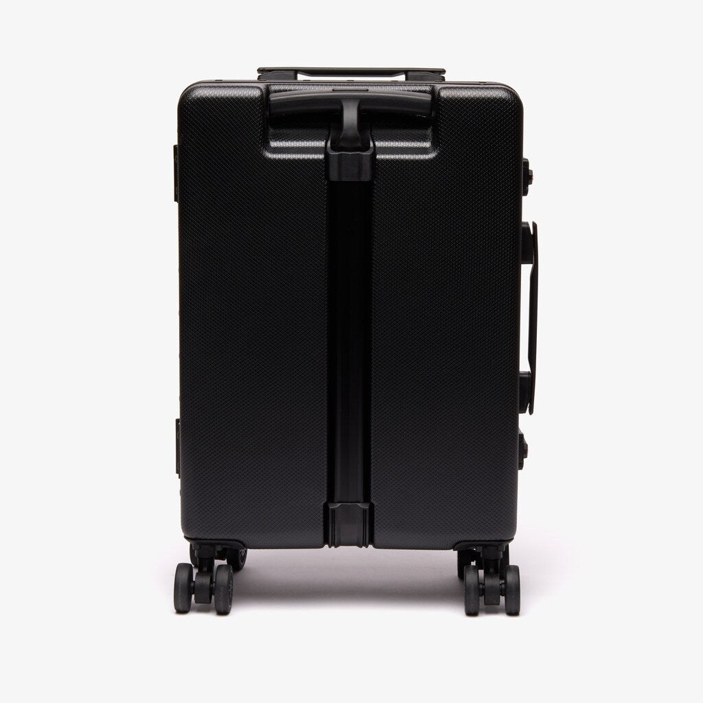 Mens   Chantaco Polycarbonate Cabin Suitcase | Lacoste Black • 000